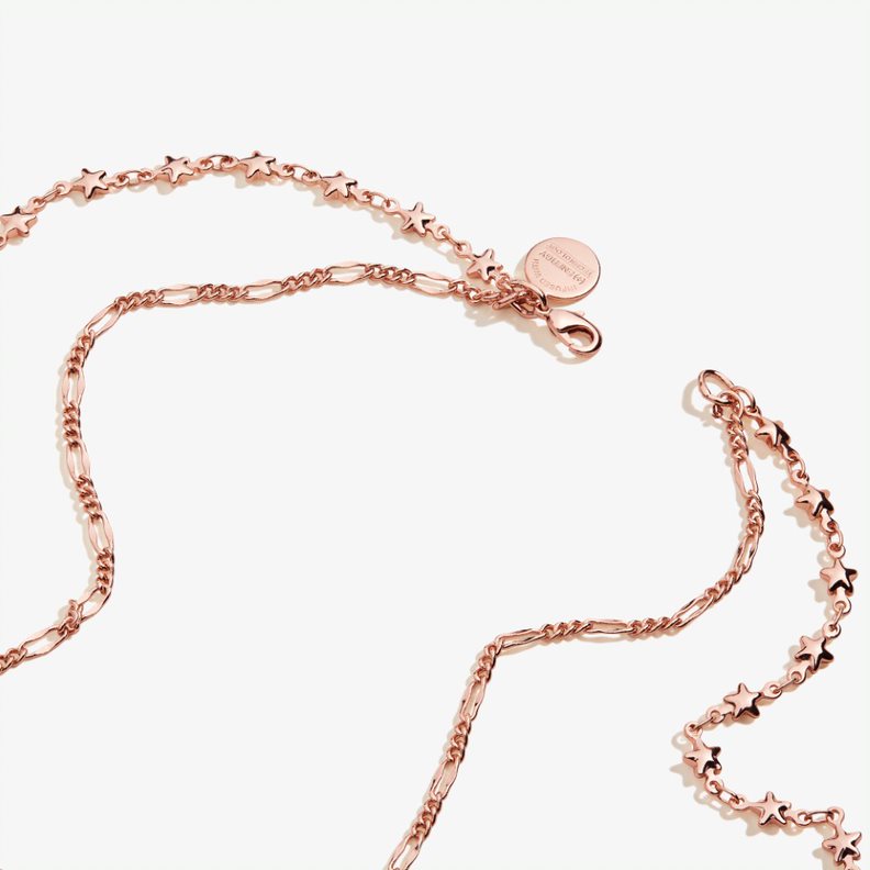 Crescent Moon Multi Charm Layered Necklace - Dainty Layered Pendant Necklace for Women, Perfect for Everyday Wear, Date Night & Special Occasions