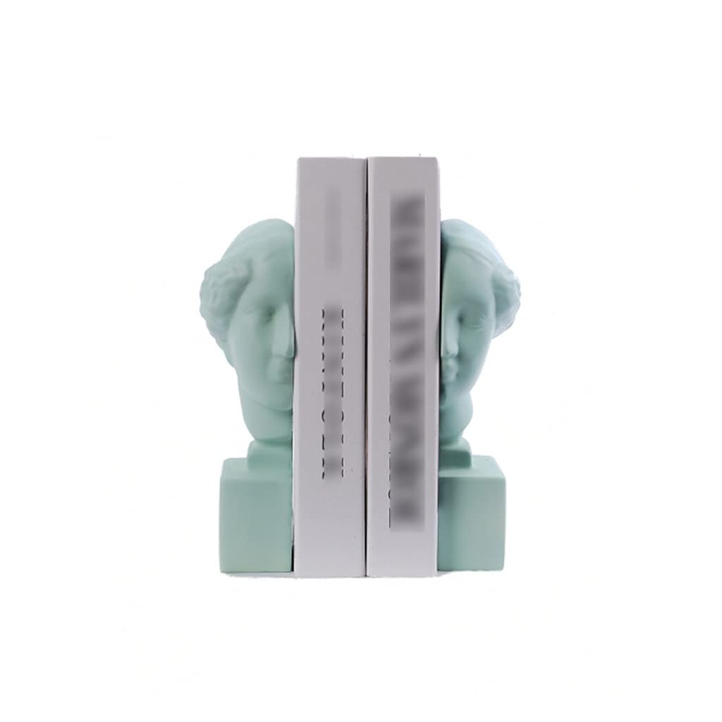 Modern Minimalist Bookends - Decorative Non-Slip Book Stand for Home, Office, Study | Creative Bookshelf Organizer for Books, Magazines | Perfect for Living Room, Library, Cafe & Restaurant Decor (Multiple Colors)