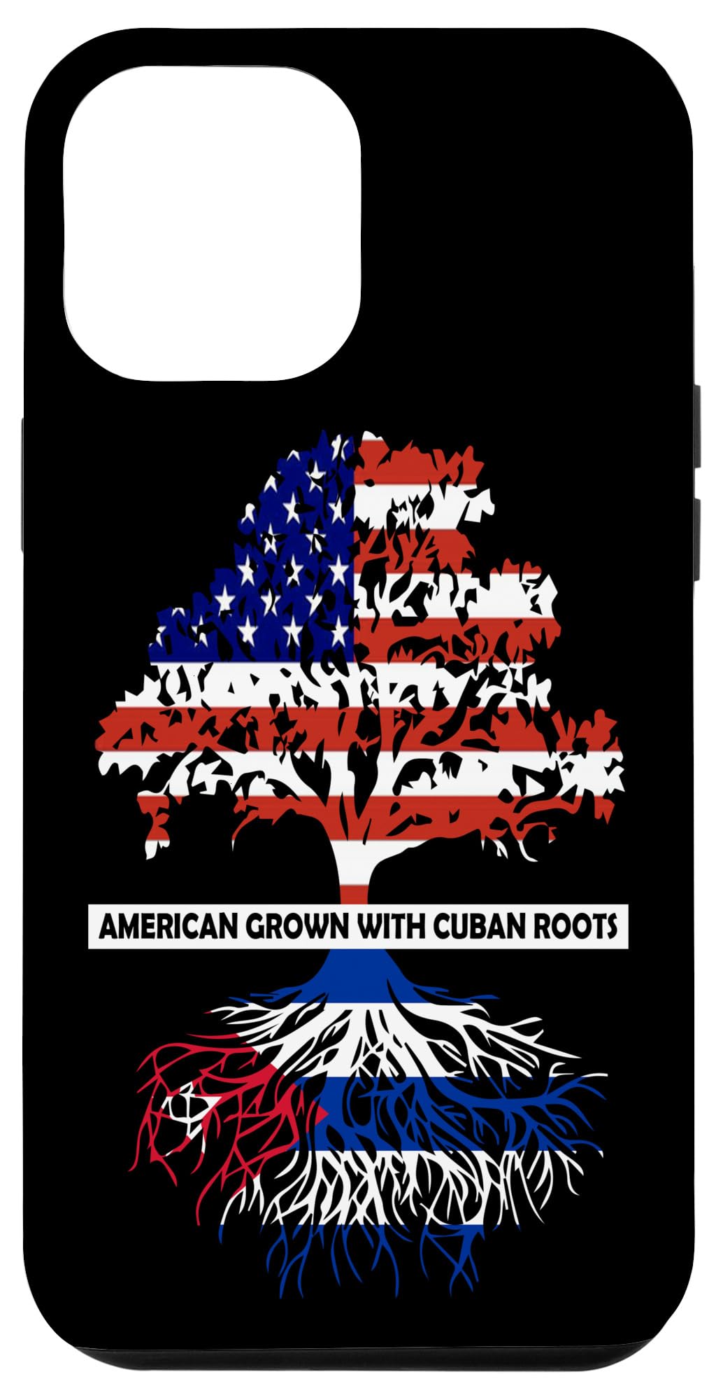 iPhone 12 Pro Max Case - Patriotic USA & Cuba Flag Design - Durable Protective Cover for iPhone 12 Pro Max - Perfect for Travel, Cultural Pride & Everyday Use