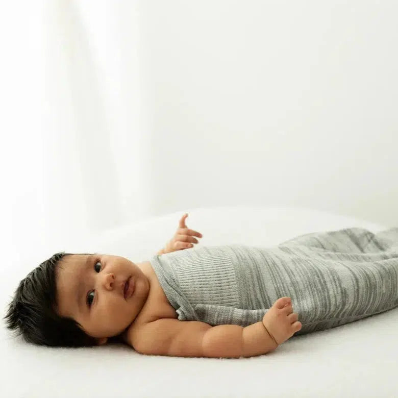 Swaddelini Baby Swaddle Sleep Sack - Soft & Breathable Grey Swaddle Blanket for Newborns & Infants - Perfect for Safe & Comfortable Sleep, Naptime & Swaddling