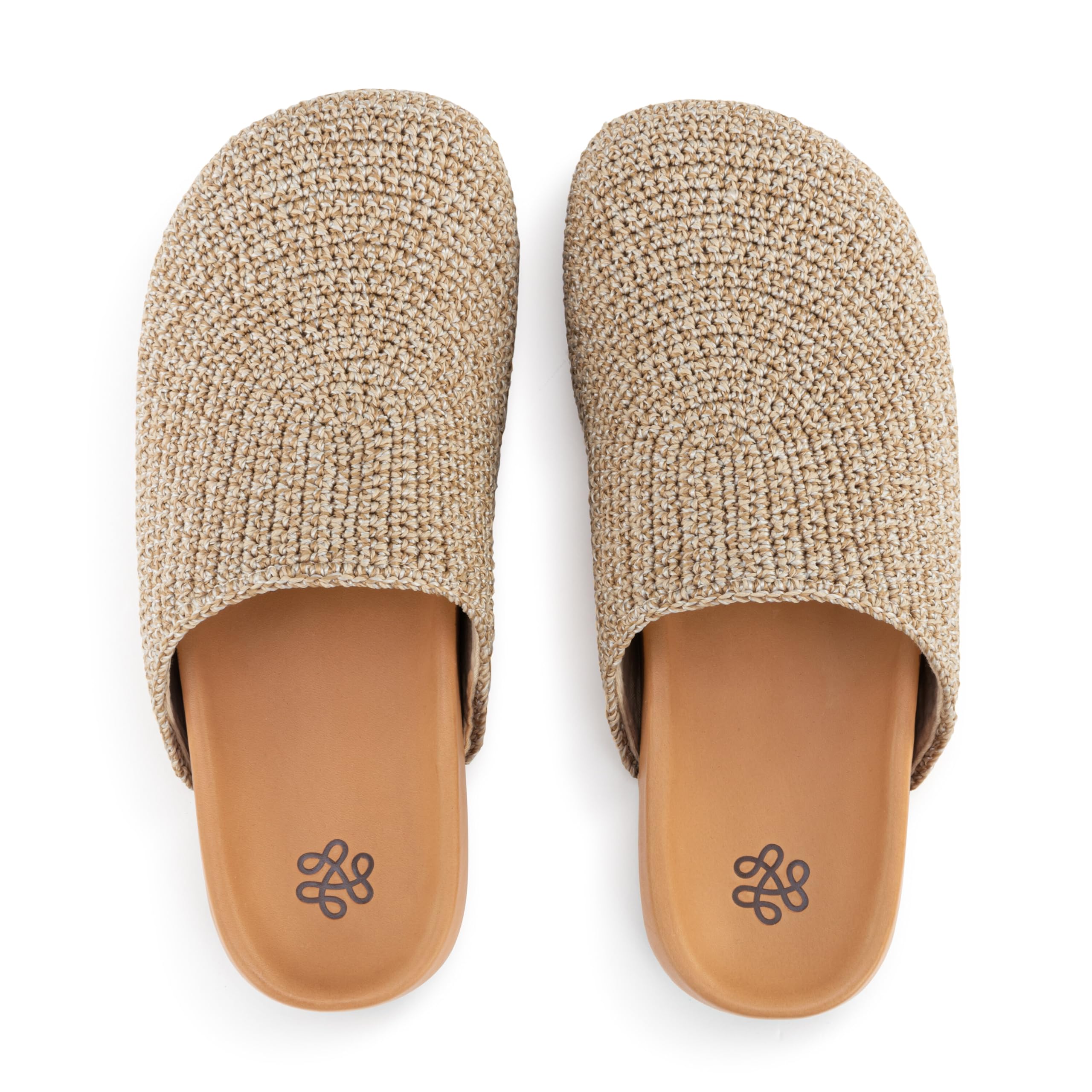 The Sak Bolinas Crochet & Leather Slip-On Clogs - Comfortable Women's Shoes for Casual Wear, Beach, and Home Use
