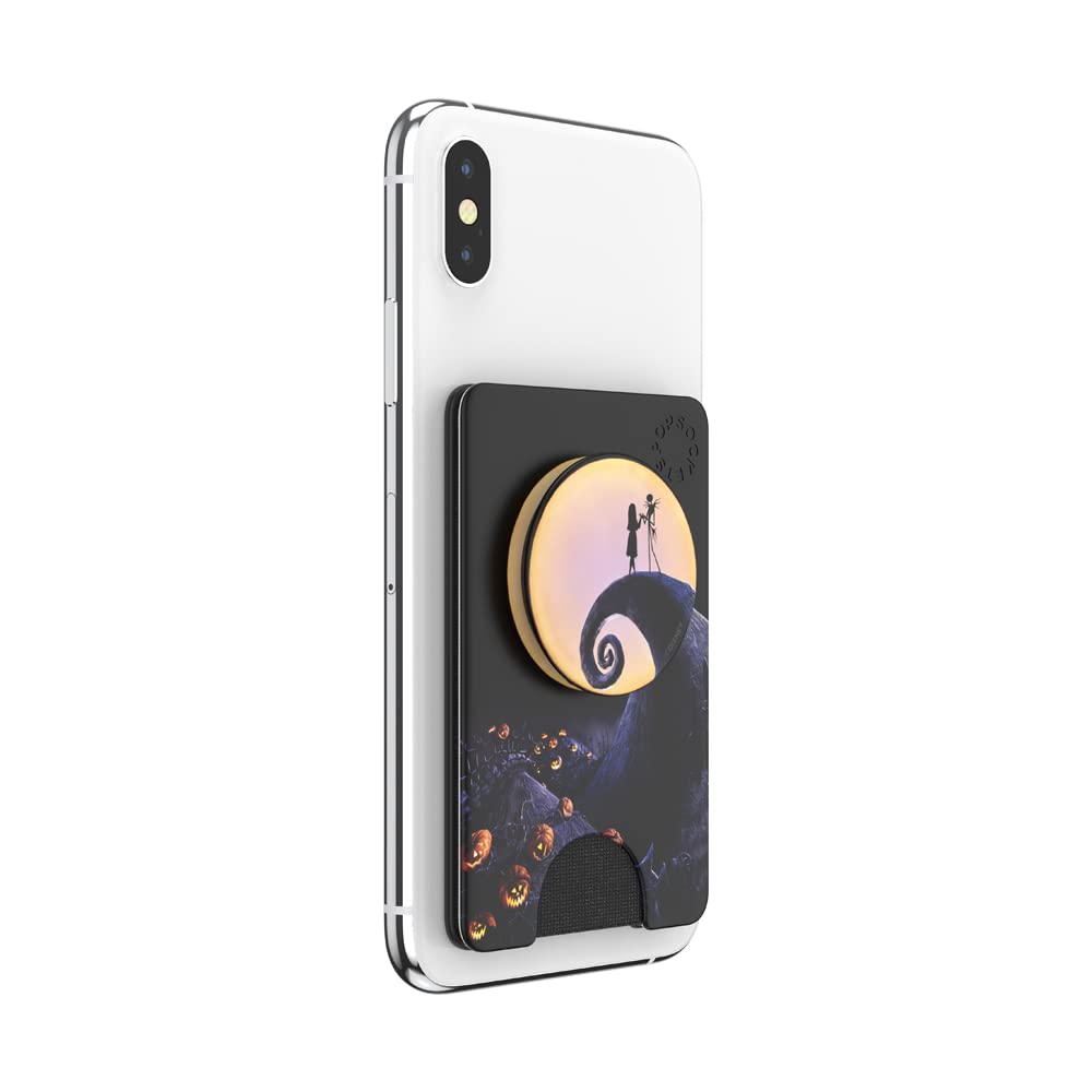 Disney PopWallet - Nightmare Before Christmas Phone Wallet with Expandable Grip & Card Holder | Secure Phone Stand for Selfies, Videos & Hands-Free Use | Perfect for Travel, Commuting & Everyday Carry