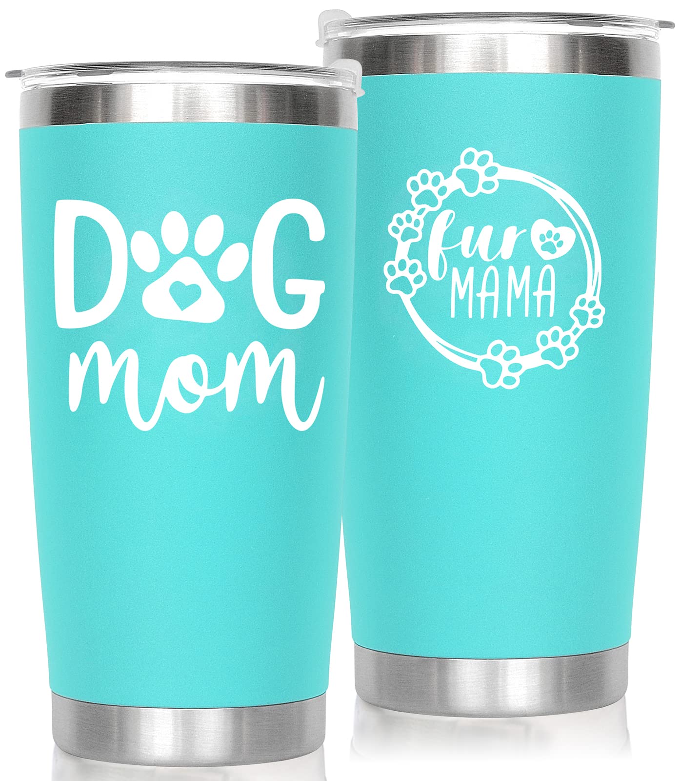 Funny Dog Mom Tumbler - 20 Oz Insulated Cup for Dog Lovers, Perfect Gift for Mother's Day, Birthday, Wife & Sisters - Great for Coffee, Tea & Outdoor Adventures