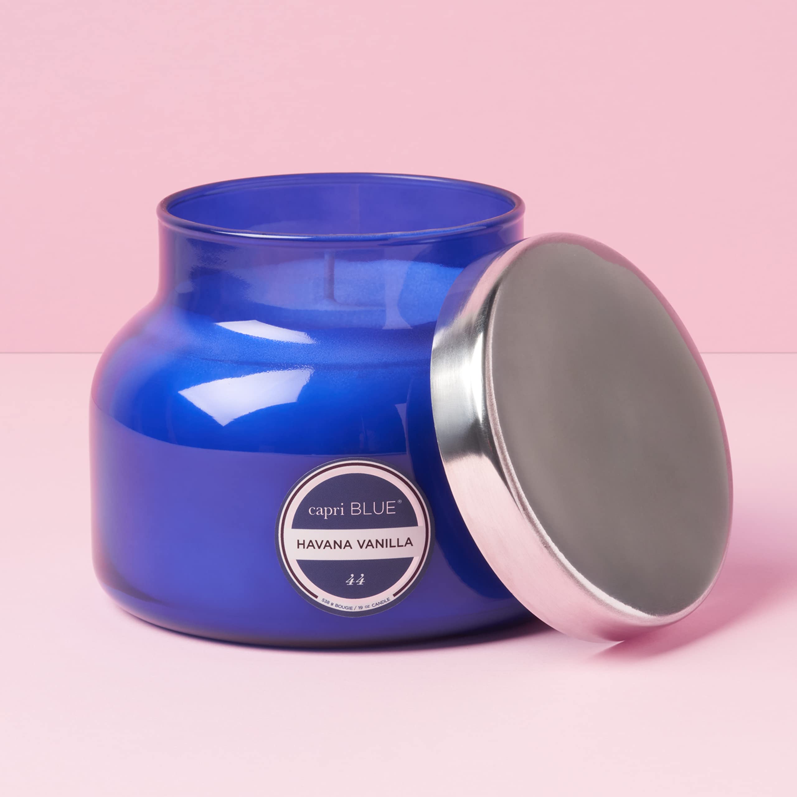 Capri Blue Scented Soy Wax Candles - Vanilla Bergamot Sandalwood Luxury Jar Candle (19oz) - Perfect for Home Decor, Romantic Gifts & Relaxation - Havana Vanilla Scented Candle for Women & Men