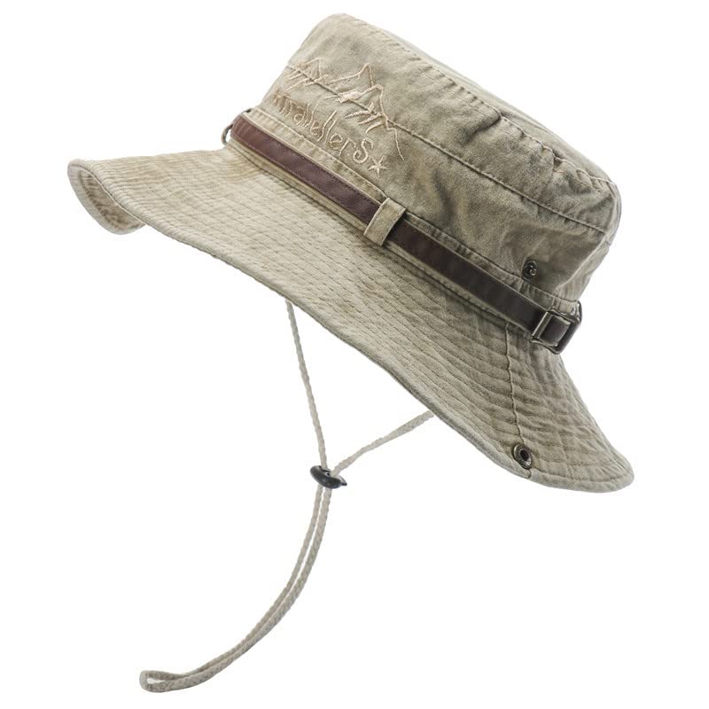 Bnhcoe Unisex Waterproof Sun Hat - Wide Brim Bucket Hat with UV Protection for Fishing, Hiking, Beach & Outdoor Activities | Ideal for Garden, Travel & Summer Adventures