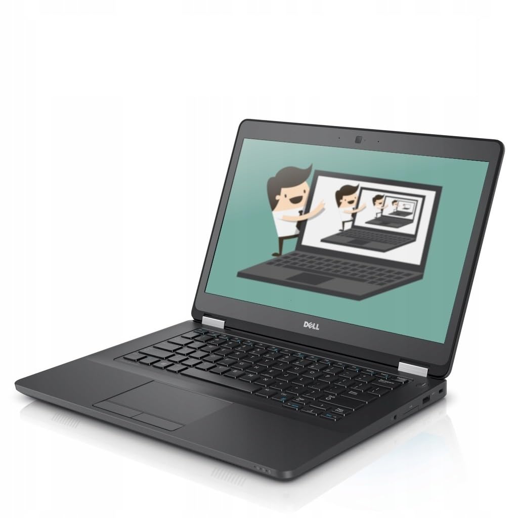 Refurbished Dell Latitude E5470 Business Laptop - Intel Core i5-6300U, 8GB RAM, 256GB SSD, HD Display, Windows 10 Pro | Ideal for Remote Work, Office Productivity & Business Travel