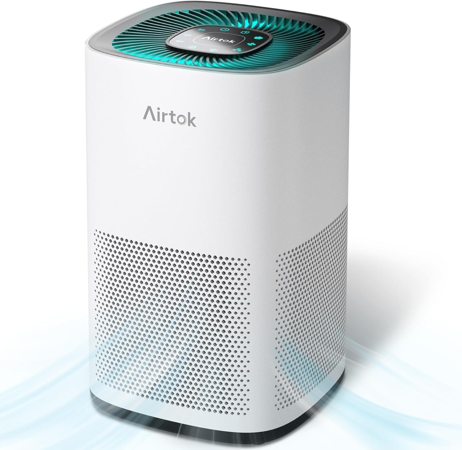 AIRTOK True HEPA Air Purifier for Large Rooms up to 990 Sq Ft - Removes 99.9% of Allergens, Pet Dander, Smoke, Dust, Mold & Odors | Ozone-Free | Ideal for Bedroom, Living Room, Office & Nursery