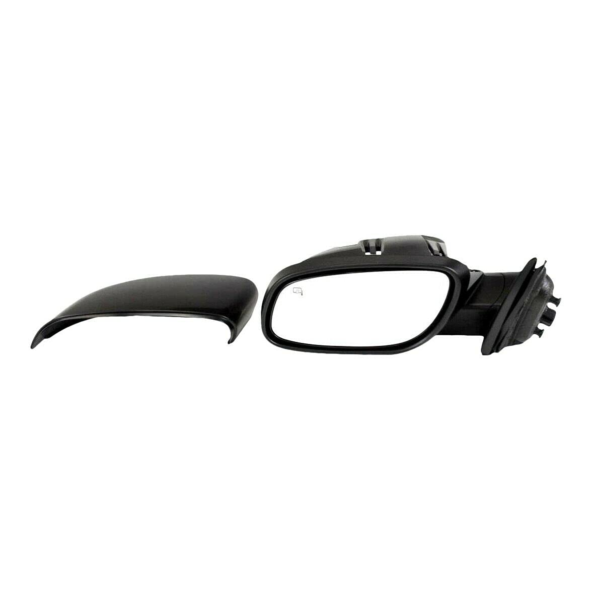 Left Hand Side Heated Mirror Replacement for Ford Taurus - Driver Side Power Adjustable Heated Glass - Perfect for Winter Driving & Defrosting in Cold Weather