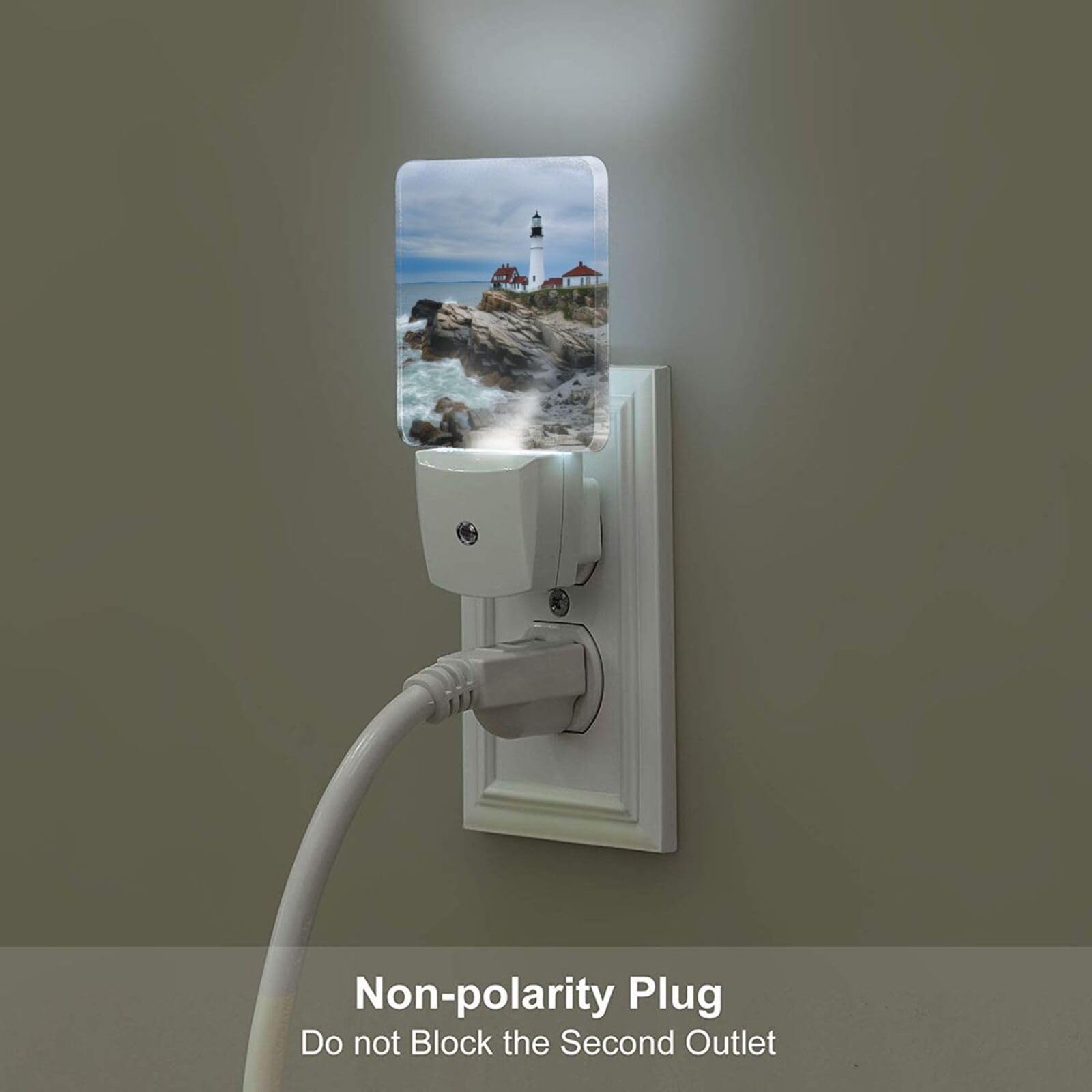 2 Pack Auto Sensor LED Night Lights - Dusk to Dawn Plug-in Nightlight for Bedroom, Bathroom, Kitchen, Hallway & Stairs | Energy Efficient Decorative Lighting for Home Safety & Convenience | Perfect for Nighttime Navigation, Baby Care & Elderly Safety
