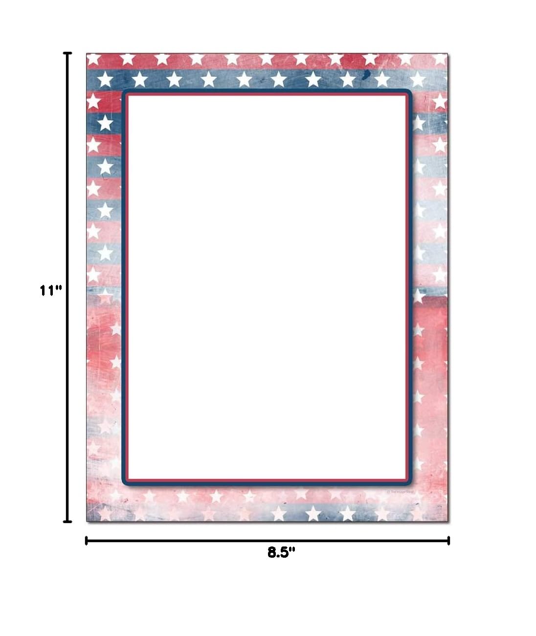 Faded Glory Premium Letterhead Paper - 25 Sheets for Laser & Inkjet Printers - Perfect for Business Correspondence, Office Documents & Professional Printing