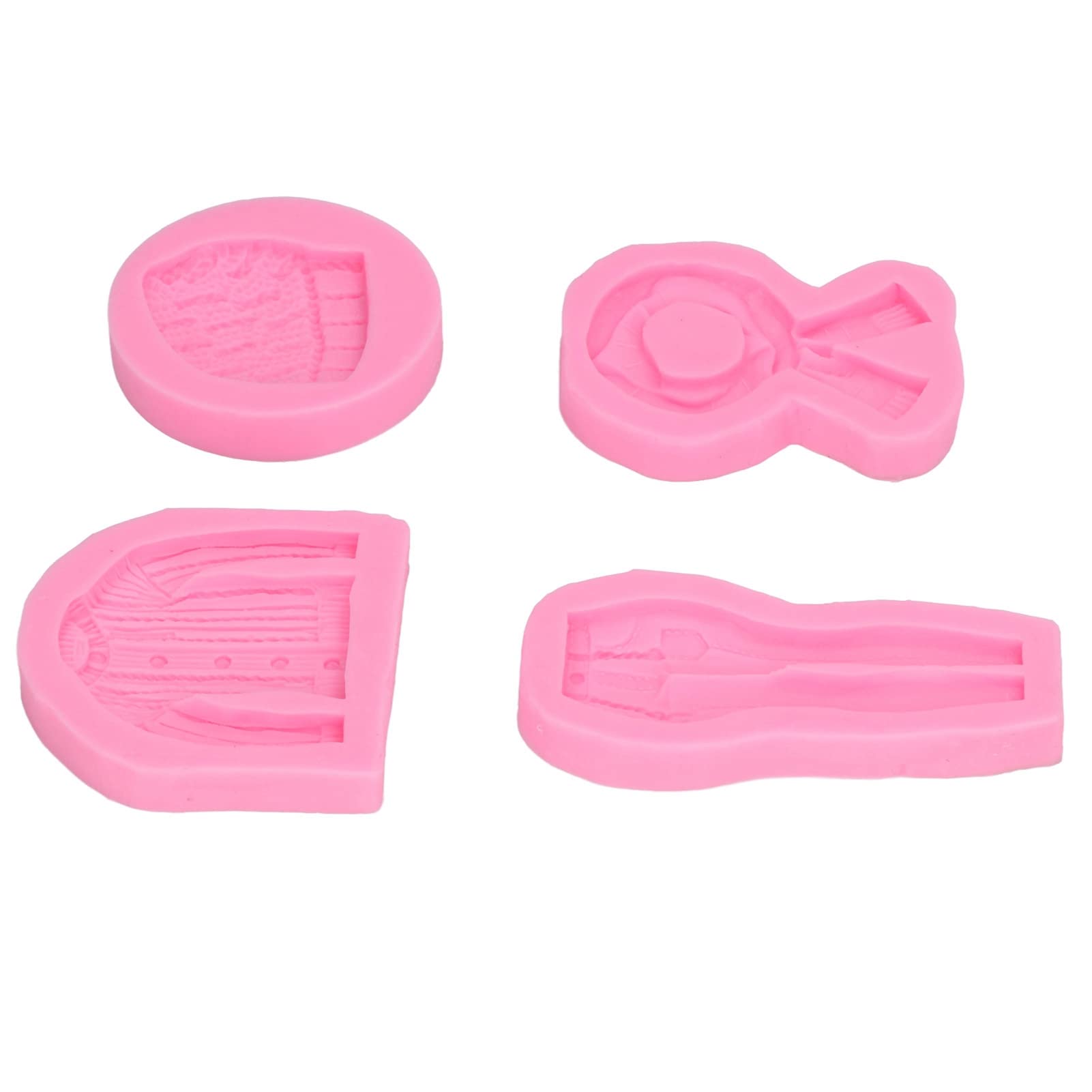 Premium Fondant Molds for Baking - Small Volume Cute Shape Cake Decorating Tools for Bakeries, Cake Shops & Home Use | Perfect for Birthday Cakes, Wedding Desserts & DIY Baking Projects