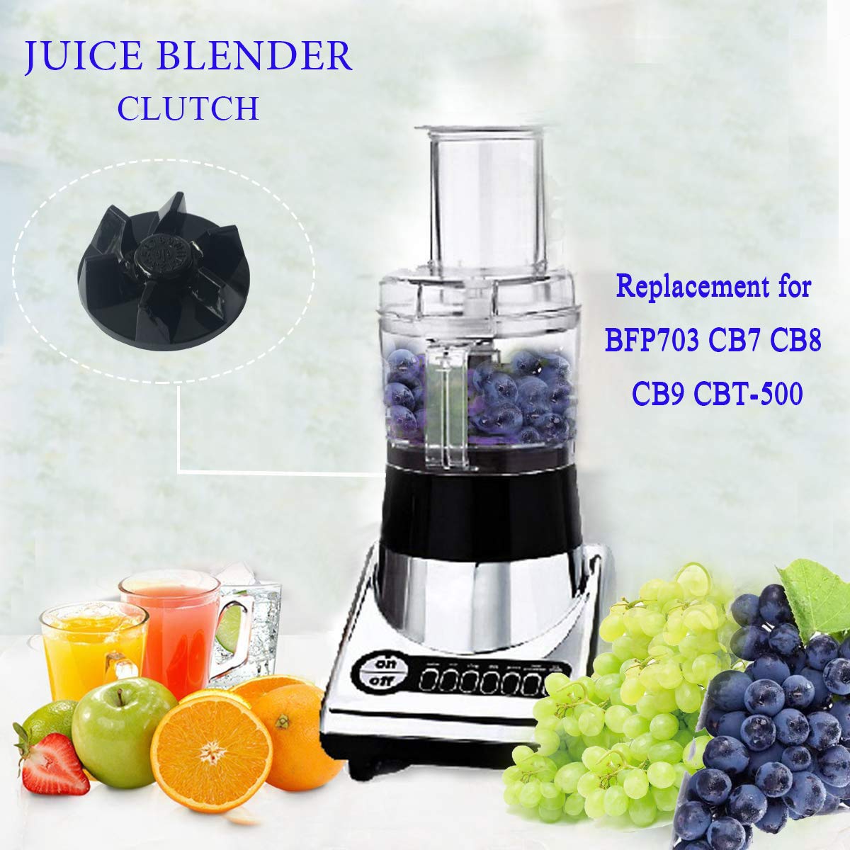 Original Title: LONYE SPB7-20TXN Blender Blade Driver Clutch Replacement for Cuisinart Blenders BFP703 CB7 CB8 CB9 CBT-500 (Pack of 2)   Optimized Title: LONYE SPB7-20TXN Blender Blade Driver Clutch Replacement for Cuisinart BFP703, CB7, CB8, CB9, CBT-500 – Compatible Parts (2-Pack) – Perfect for Smoothies, Soups & Food Prep