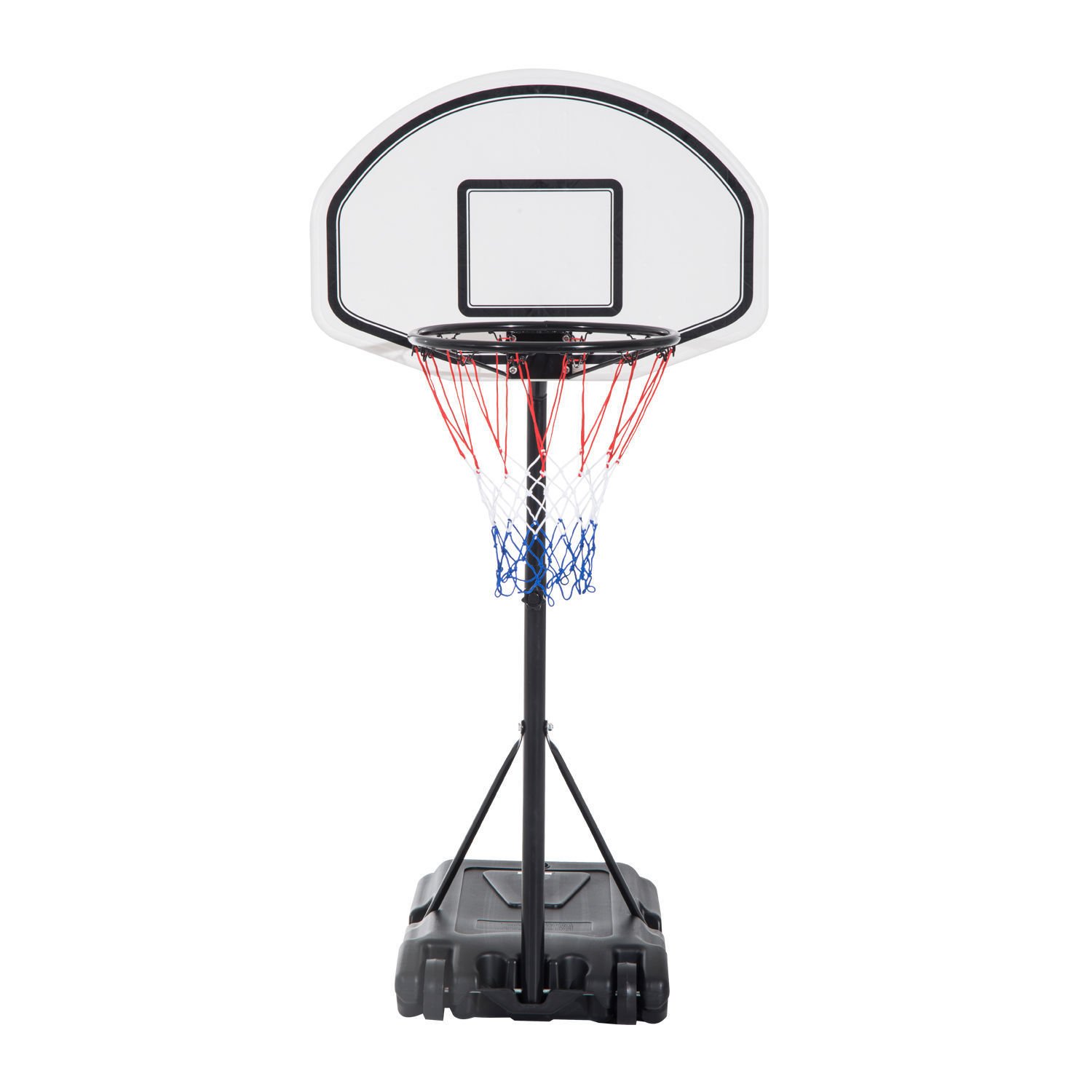 Adjustable Height Pool Basketball Hoop System - Waterproof Outdoor Sports Game for Kids & Adults - Perfect for Backyard, Pool Party & Family Fun Activities