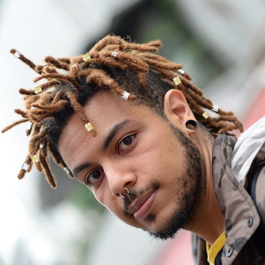 Metal Hair Beads & Coil Clips - Dreadlock Braid Rings & Jewelry Accessories for Women - Perfect for Boho, Festival, and Everyday Hairstyles