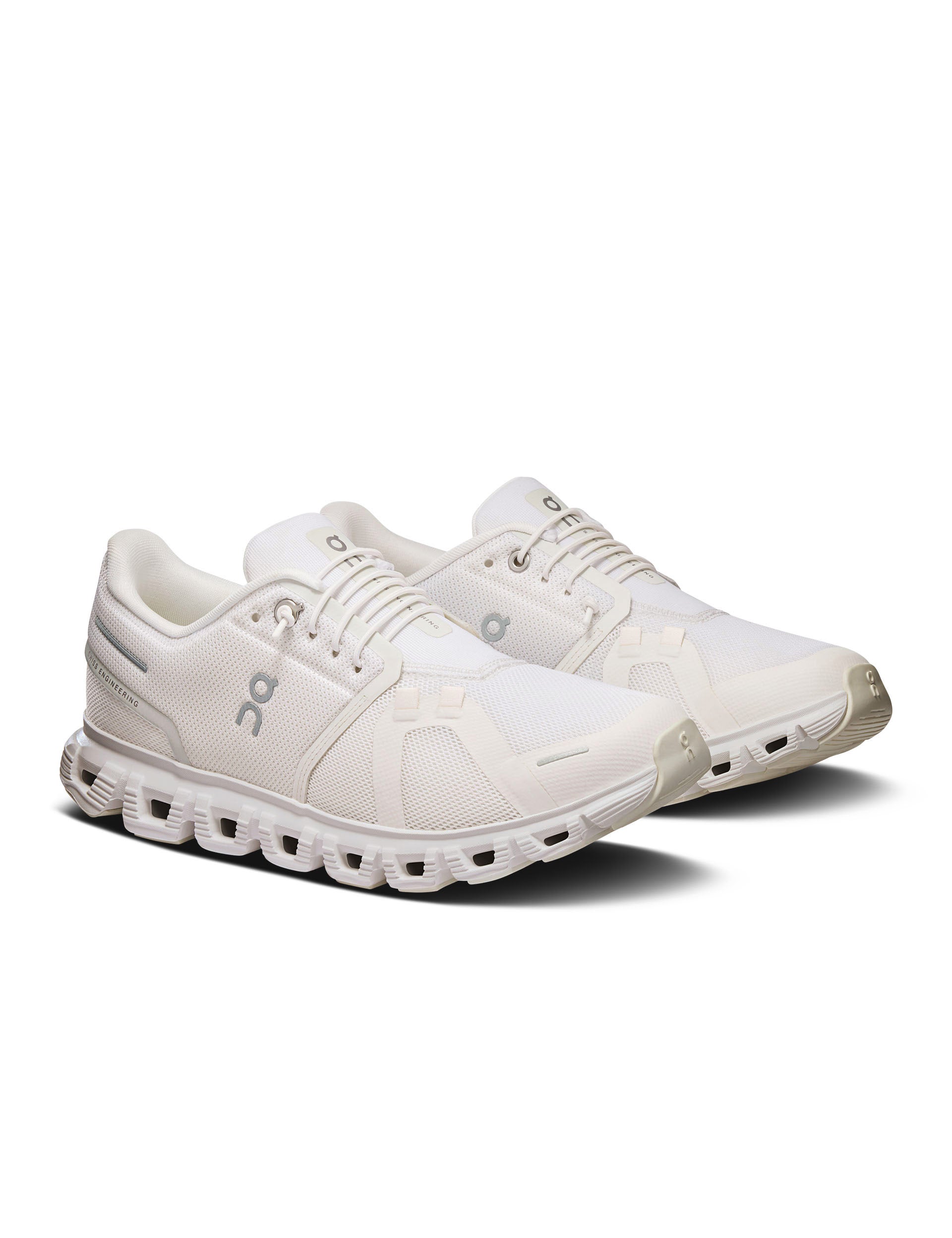 Women's On Running Cloud 6 White Sneakers - 3WF10061200 - Lightweight Running Shoes for Women | Perfect for Jogging, Gym Workouts & Everyday Comfort