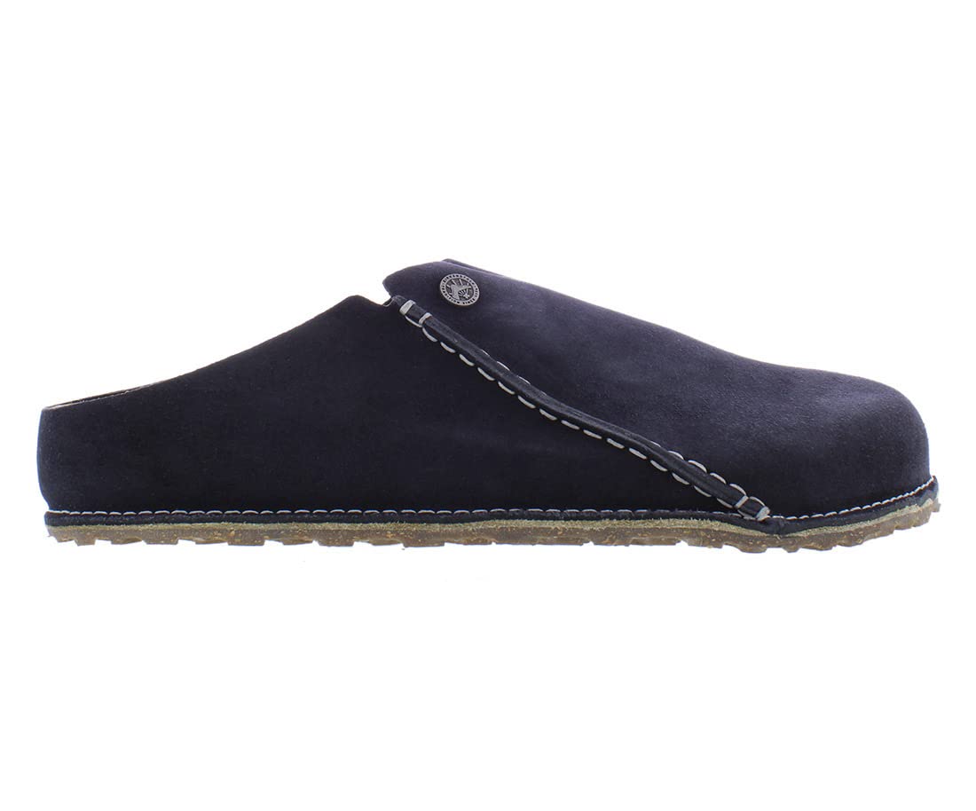 Birkenstock Women's Zermatt 365 Slippers - Comfortable House Shoes with Cork Footbed in Midnight Suede | Perfect for Indoor Relaxation, Lounging & Cozy Home Wear