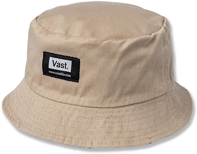 VAST Reversible Soft Bucket Hat for Men & Women - UPF 50+ Sun Protection, Breathable & Lightweight for Beach, Pool, Hiking & Outdoor Activities