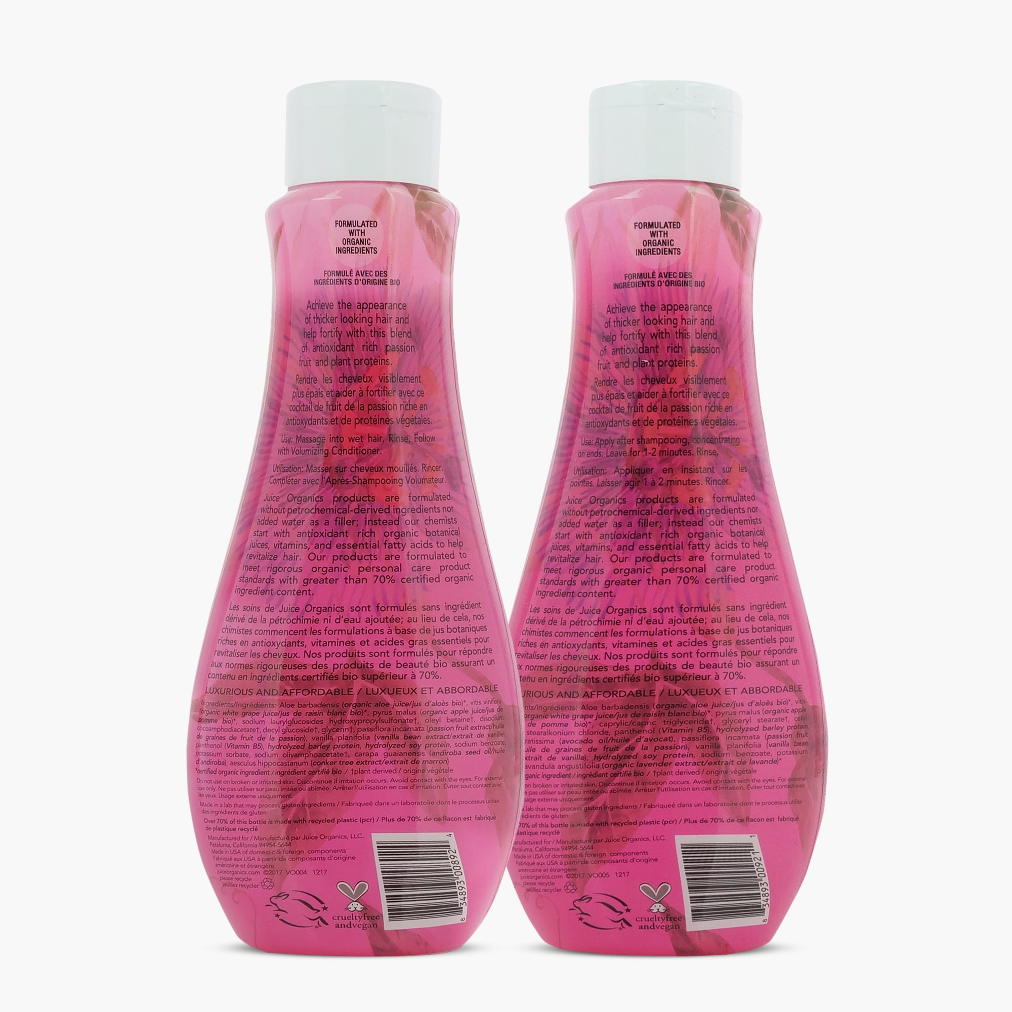 Passion Flower Volumizing Shampoo & Conditioner Set for Thicker Hair - Natural Hair Growth & Volume Boost - Sulfate-Free & Paraben-Free - Perfect for Fine, Thin & Damaged Hair - Salon Quality Hair Care for Women & Men