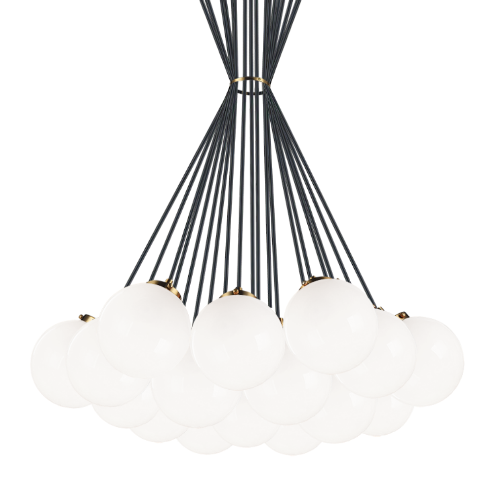Nihar Cluster Pendant Light - Modern Crystal Chandelier for Dining Room, Bedroom & Living Room | Elegant Ceiling Lighting Fixture for Home Decor & Interior Design