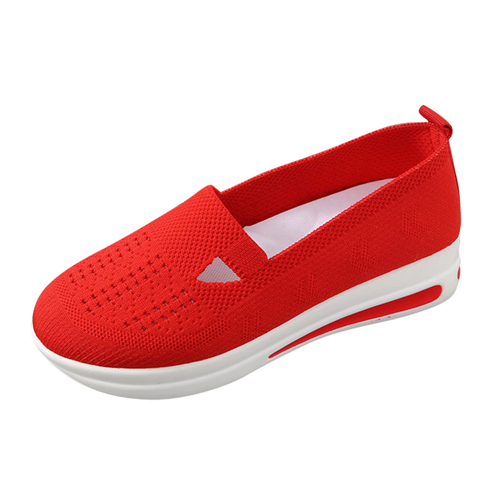 **Rvidbe Women's Platform Sneakers Size 11 - Breathable Athletic Running Shoes for Women | Fashion Loafers for Casual Wear, Gym & Daily Comfort**