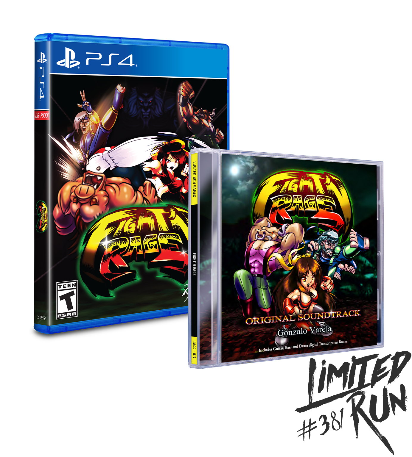Fight'N Rage Soundtrack Bundle for PS4 - Limited Edition #381 - Perfect for Gaming Enthusiasts & Collectors