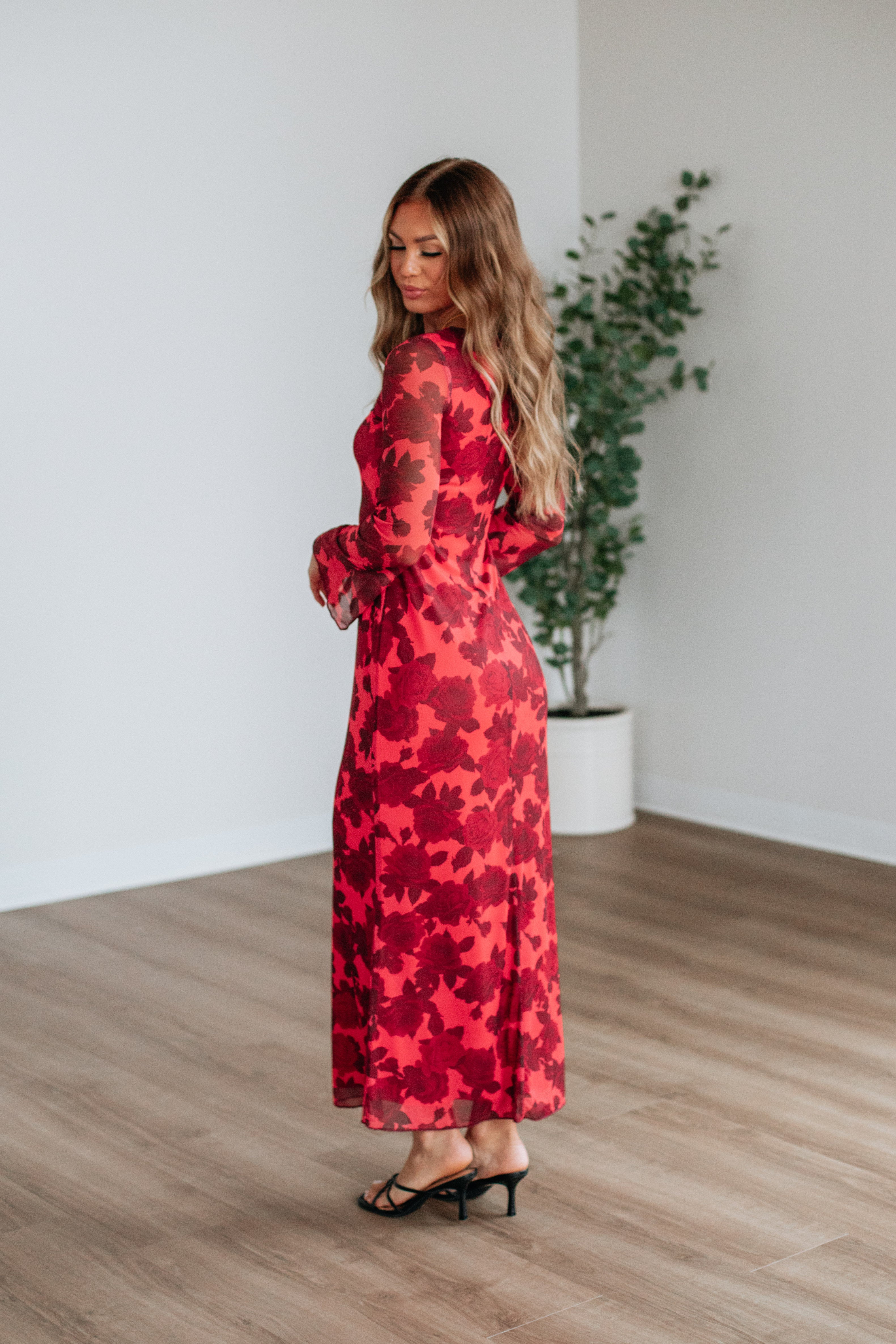Ellys Floral Dress for Women - Summer Flowy Maxi Dress with Pockets | Perfect for Beach Vacation, Garden Party & Date Night