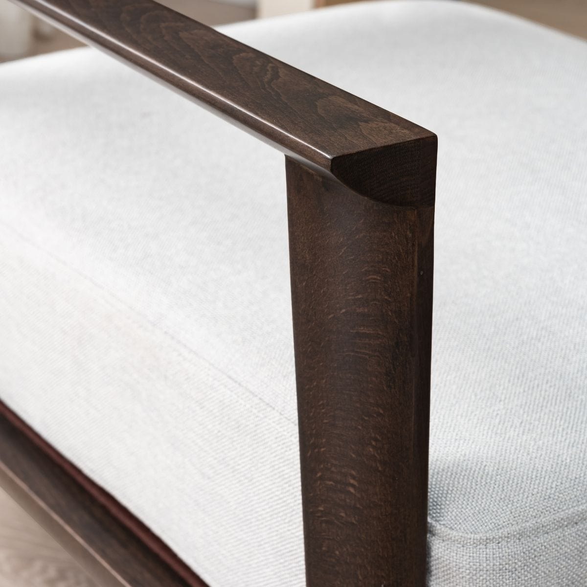 Avila Beechwood Armchair - Modern Wooden Dining Chair for Home & Office - Perfect for Dining Rooms, Kitchens, and Workspaces