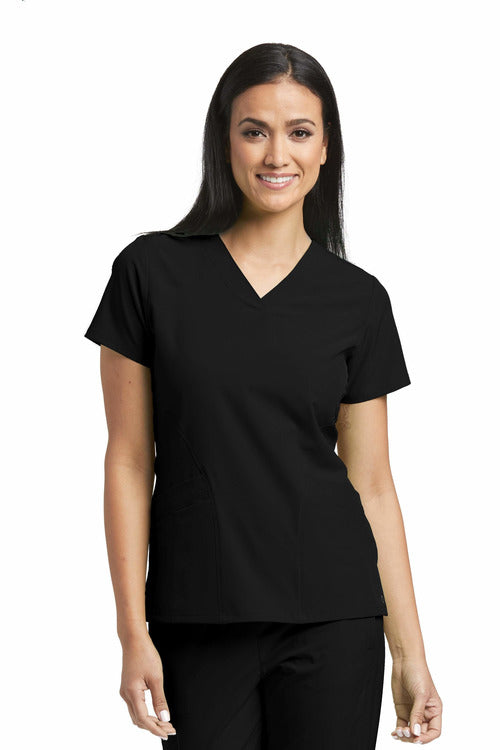 Women's Pulse Scrub Top - Comfortable Medical Uniform for Nurses & Healthcare Professionals (Sizes 2XL-5XL) - Perfect for Hospitals, Clinics & Long Work Shifts