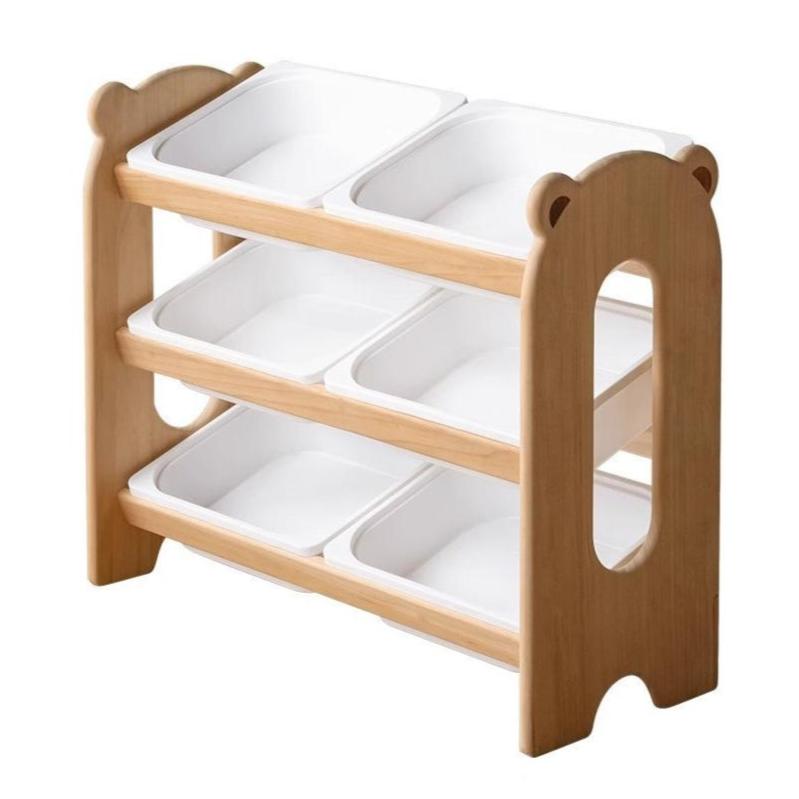 32.3x13.0x26.8 inch / 82x33x68 cm / natural wood color / toy cabinet
