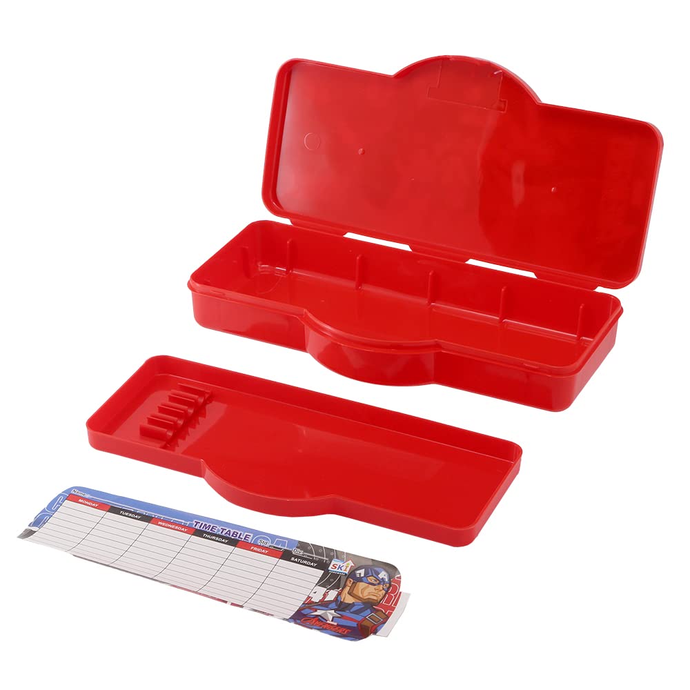 SKi Homeware Avengers Themed Gift Set for Kids - Thor Lunch Box & Pencil Box | Superhero School Supplies & Birthday Gifts for Boys and Girls