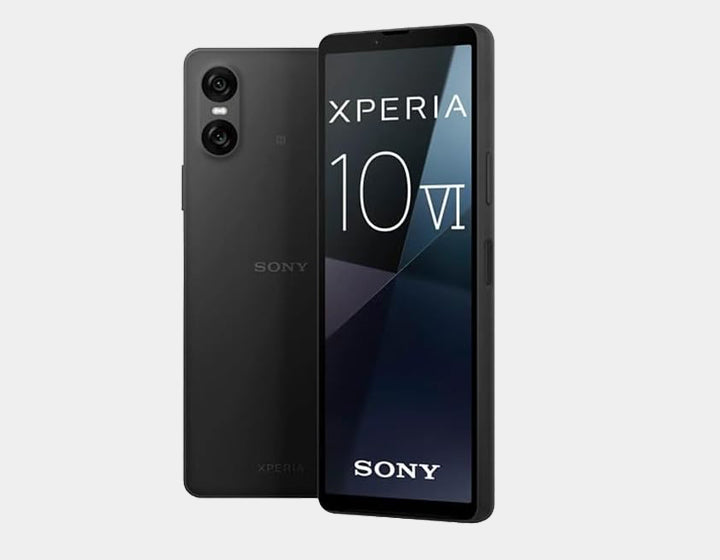 Sony Xperia 10 VI 5G Smartphone - 128GB ROM, 8GB RAM, Dual SIM, GSM Unlocked (Black) | Perfect for Streaming, Gaming & Productivity on the Go