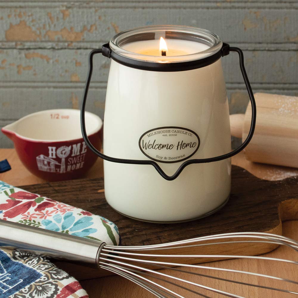 Milkhouse Candle Creamery Scented Soy Candle - Butter Jar Candle (22oz) | Welcome Home Fragrance | Perfect for Cozy Home Decor, Relaxation & Gift Giving