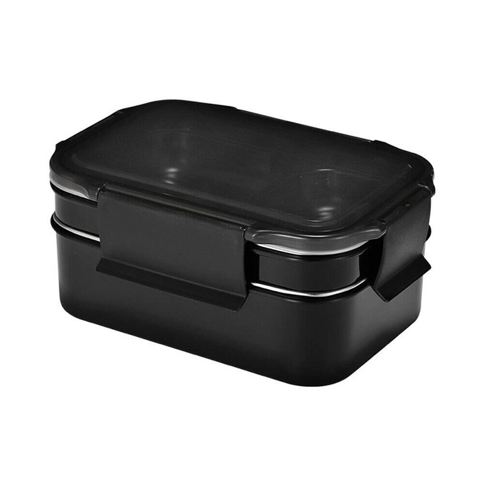 Premium 2-Layer Stainless Steel Lunch Box - Leakproof Bento Food Container for Meal Prep, Office, School, Travel & Camping | Eco-Friendly & Durable Food Storage Solution