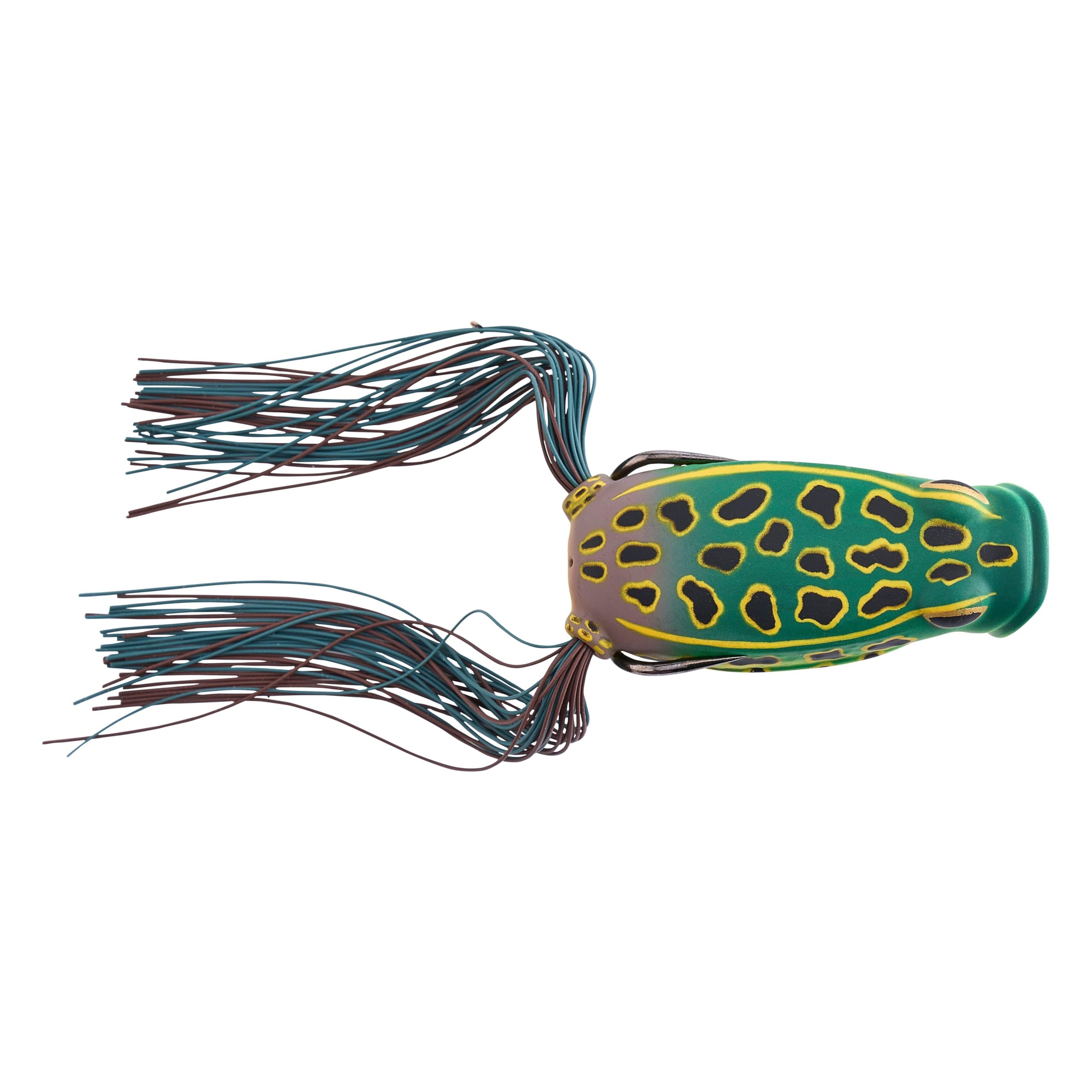 Swamp Lord Popping Hollow Body Frog Lure - Topwater Bass Fishing Bait for Weedless Frog Fishing in Lakes & Ponds - Perfect for Heavy Cover and Lily Pads