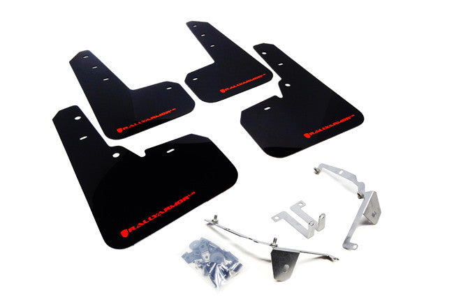 Rally Armor UR Mud Flaps for Subaru XV Crosstrek 2013-2017 | Durable Splash Guards for Off-Road & Winter Driving Protection