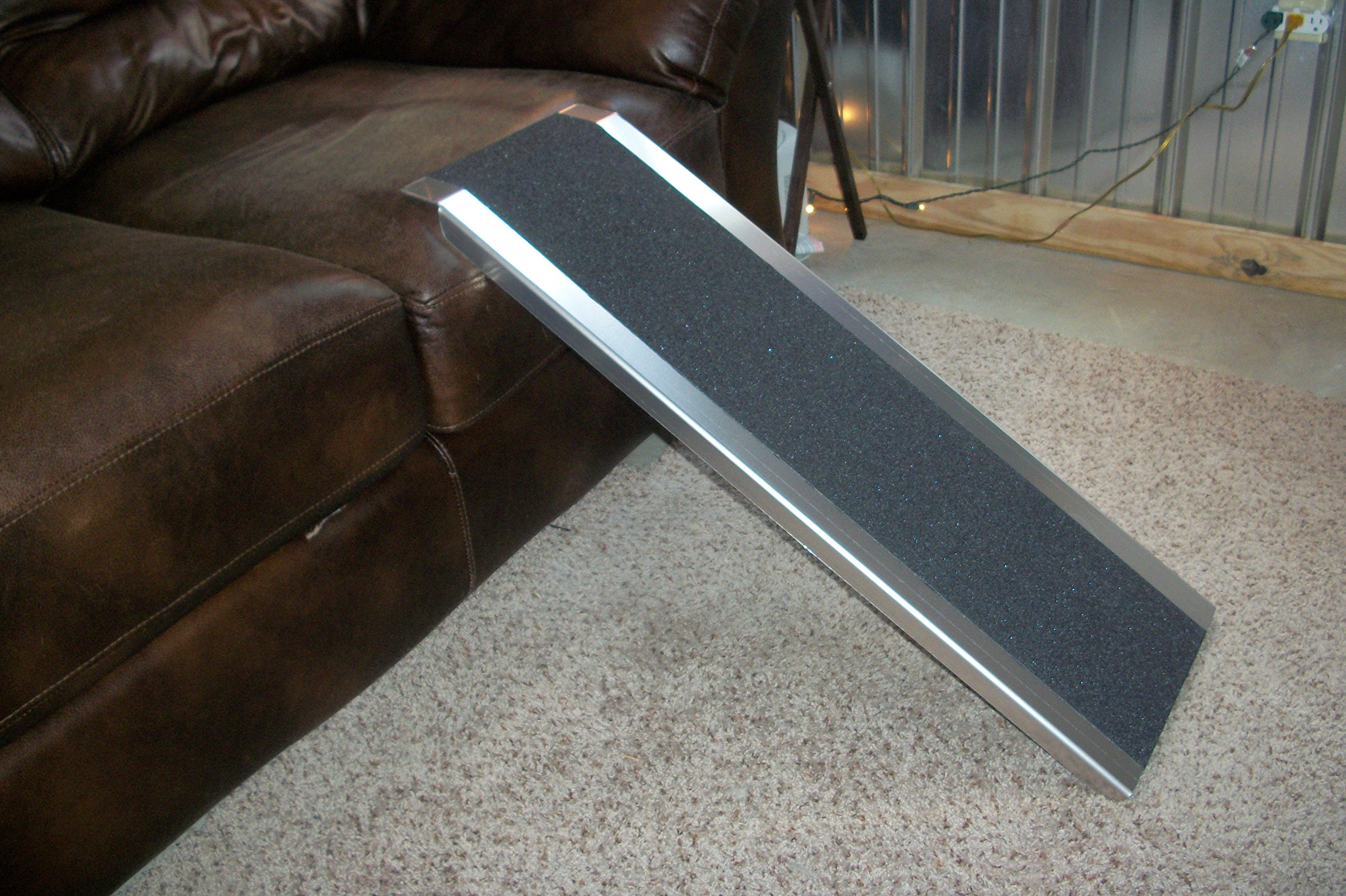 Portable 5FT Pet Ramp for Small Dogs & Cats - Lightweight Aluminum with Non-Slip Grip Tape - 14