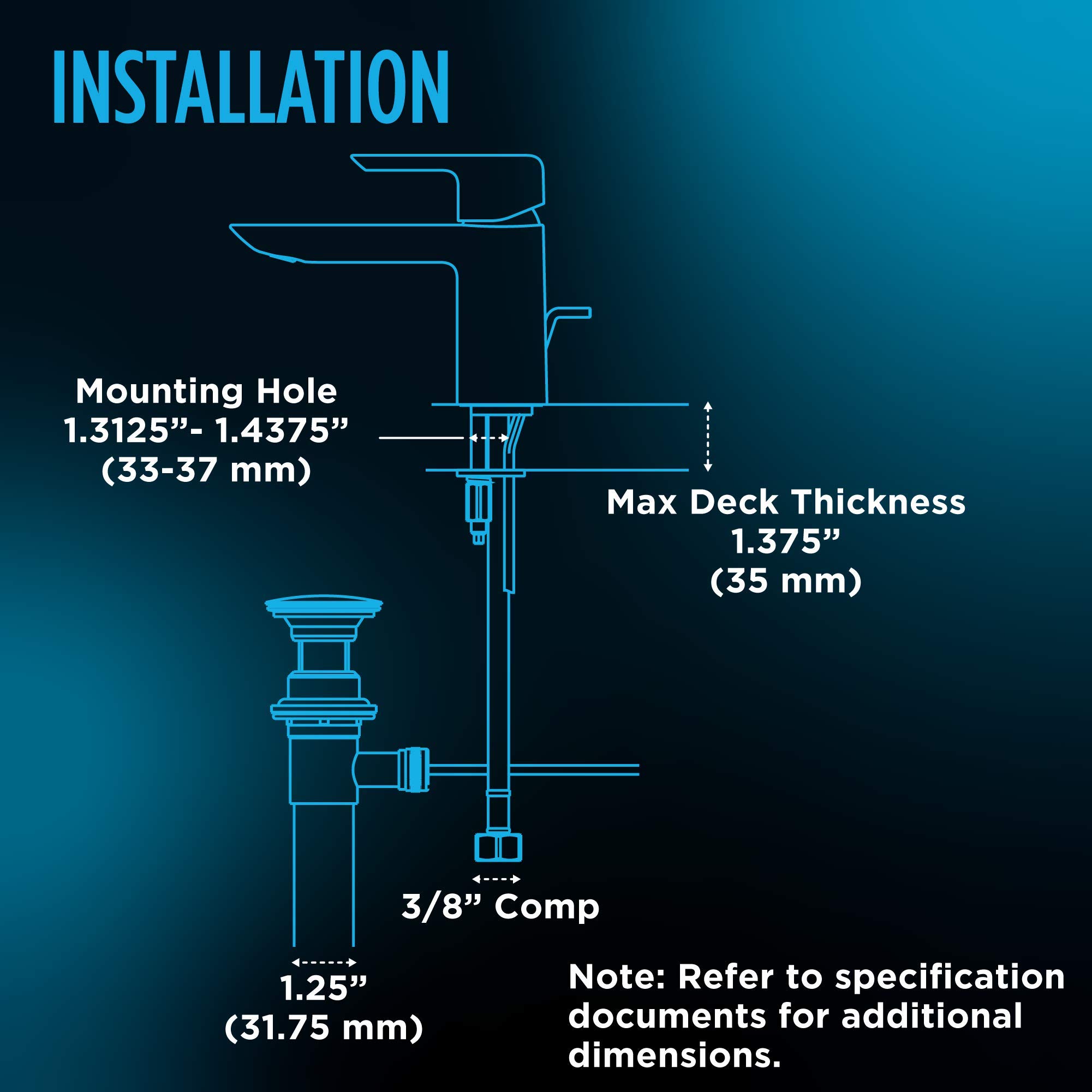 TOTO TLG02309U#CP Polished Chrome Bathroom Faucet - Modern Waterfall Spout Design for Sink & Vanity - Perfect for Home, Hotel & Spa Bathroom Renovations