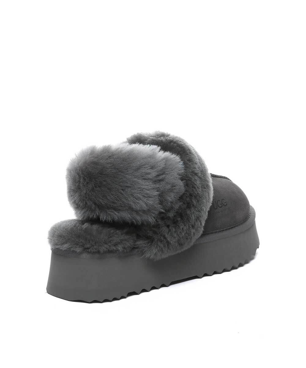 Women's UGG Bronny 3-Way Platform Slippers - Cozy House Shoes for Winter, Indoor/Outdoor Wear - Perfect for Home, Office & Travel Comfort