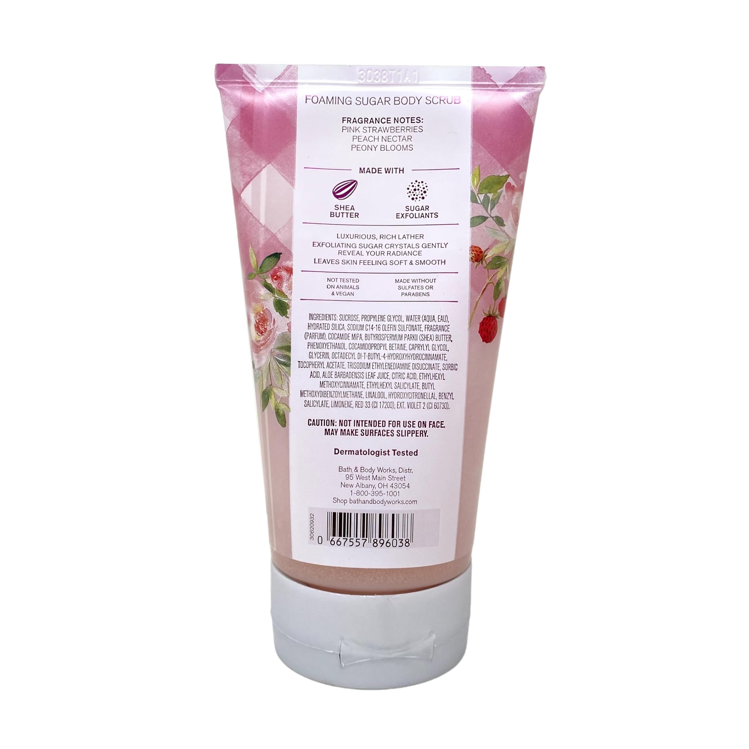 Gingham Gorgeous 3-Piece Bath & Body Gift Set - Full Size Fragrance Mist, Body Cream & Body Scrub - Perfect for Gifts, Self-Care & Spa Days