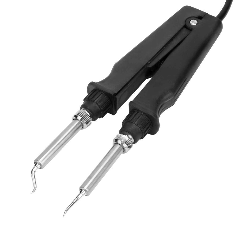 60W SMD Rework Soldering Iron Tweezer Kit - 220V Desoldering Tool for Densely Mounted Circuit Boards | Perfect for Electronics Repair, PCB Work & DIY Projects