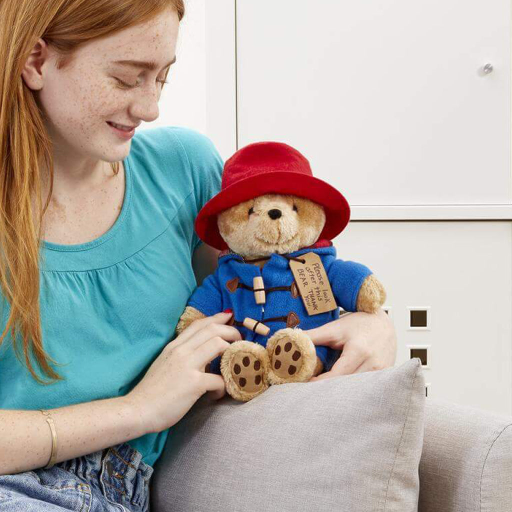 Adorable Paddington Bear Plush Toy & Personalized Fleece Blanket Gift Set - Perfect for Baby Showers, Birthdays & Cozy Nursery Decor
