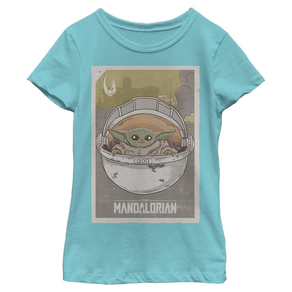 Star Wars Mandalorian Baby Girl T-Shirt - Cute & Soft Cotton Tee for Toddlers & Infants - Perfect for Playdates, Birthday Gifts & Disney Theme Parties