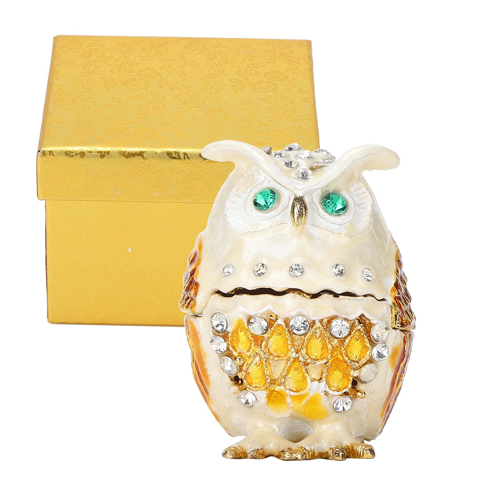 Owl Jewelry Box - Ring & Necklace Organizer for Home Decor