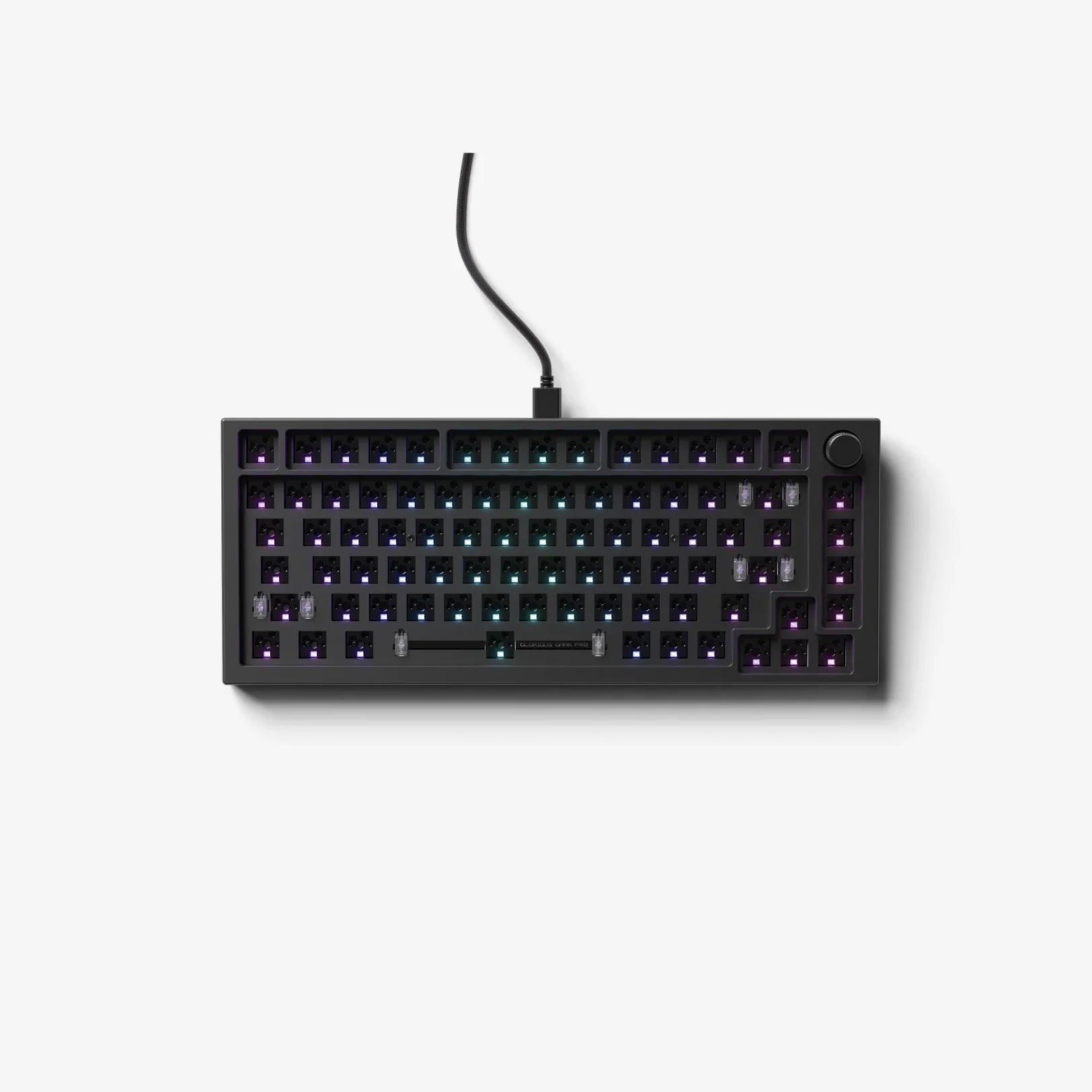 GMMK PRO 75% Hot-Swappable Mechanical Keyboard Barebones Kit - Compact Gaming & Typing for PC, Mac, and Workstations