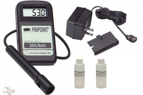 Pinpoint American Marine Salinity Monitor Kit - Accurate Saltwater Testing for Aquariums, Reef Tanks & Saltwater Pools | Ideal for Home Aquarists & Professional Marine Biologists