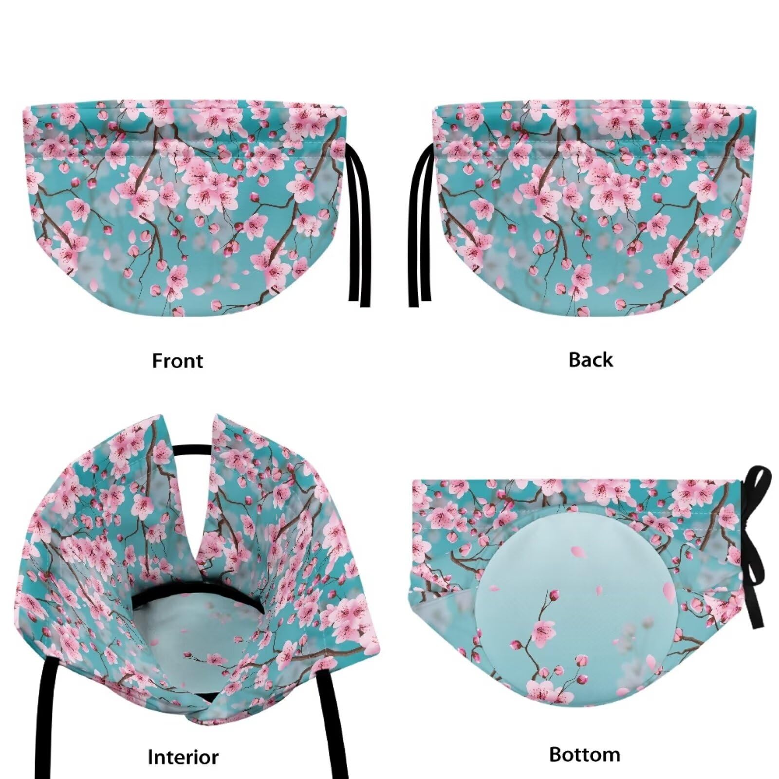 Blue Cherry Blossoms Tea Cozy - Insulated Teapot Cover & Kettle Warmer for Tea Lovers | Stylish Kitchen Accessory & Home Decor | Perfect Gift for Housewives, Friends & Moms | Ideal for Afternoon Tea, Cozy Kitchens & Thoughtful Gifts (1 Pack)