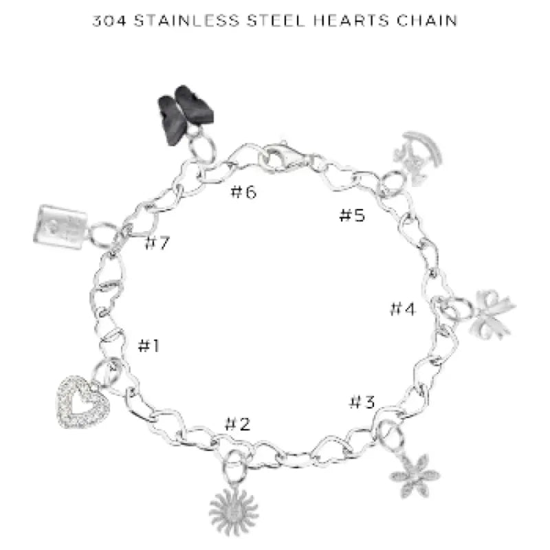 Charm Bracelet with Assorted Charms - Elegant Adjustable Jewelry for Women | Perfect Gift for Birthday, Anniversary & Special Occasions