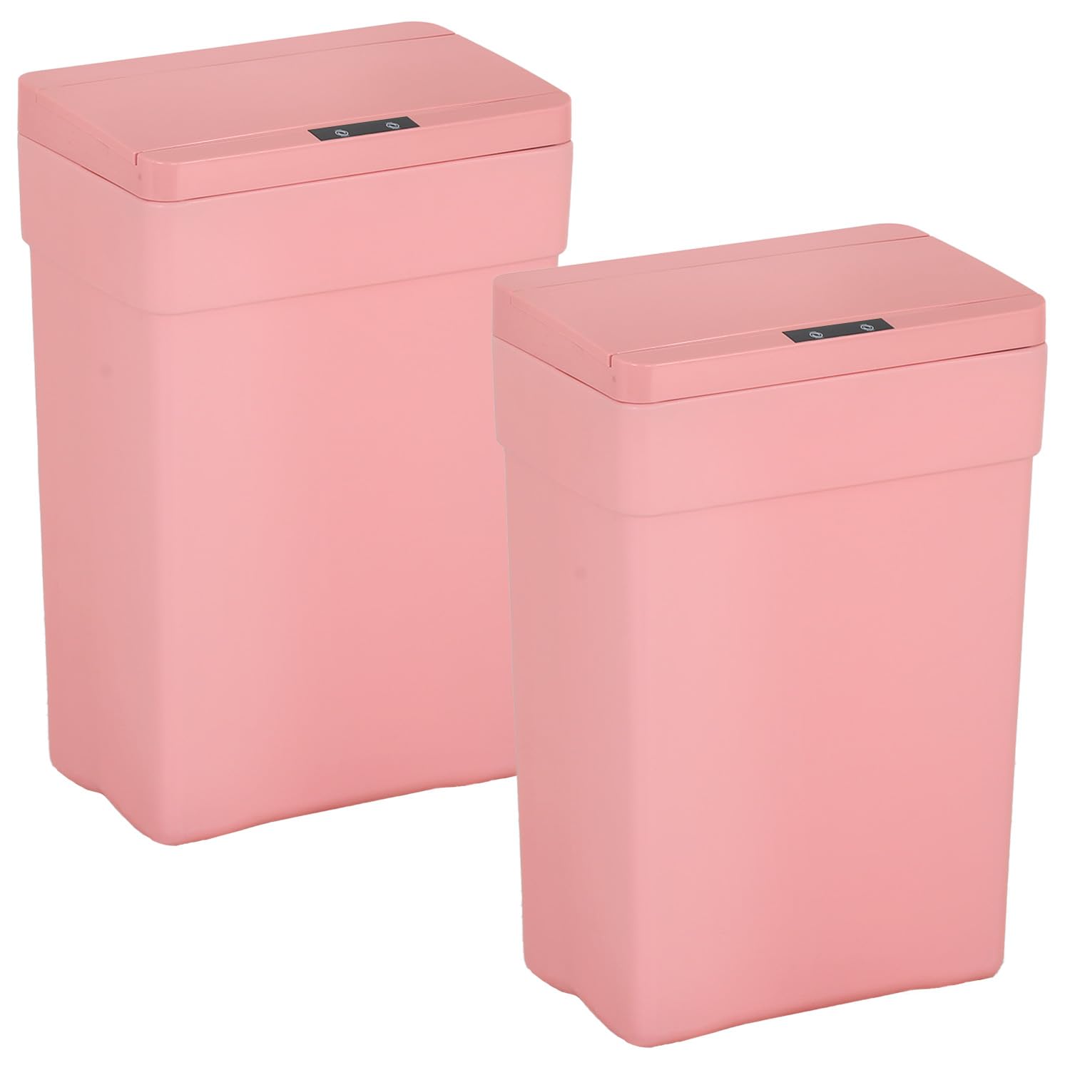 13 Gallon Automatic Touchless Trash Can with Lid - 50L High-Capacity Kitchen Garbage Bin for Home, Office, Bathroom & Bedroom | Motion Sensor Hands-Free Operation | Ideal for Cooking, Cleaning & Waste Disposal (Black or Pink)