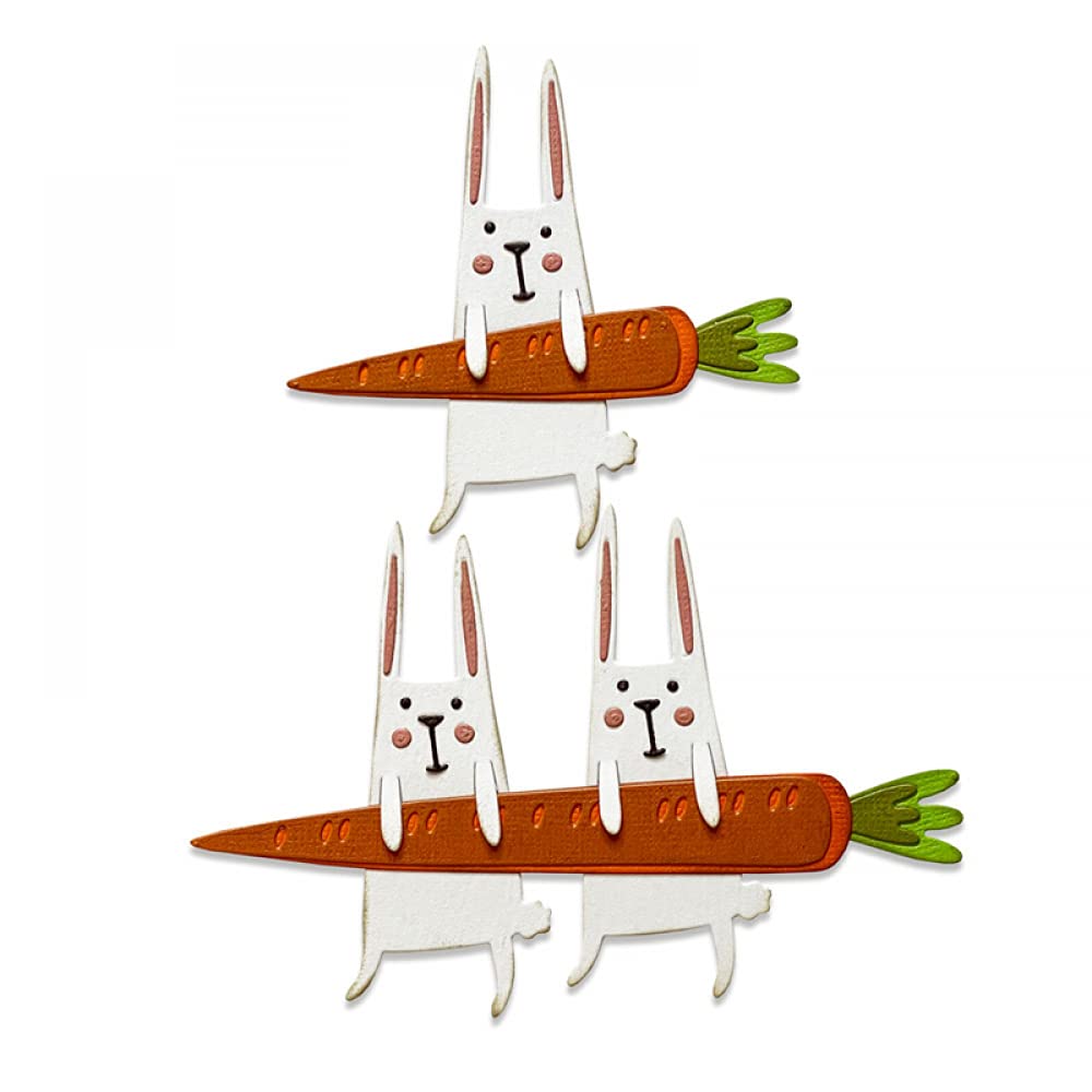 Premium Metal Carrot-Shaped Cutting Dies for Card Making, Scrapbooking, DIY Crafts | Embossing Stencil Punch Template for Paper Crafting, Photo Album Decor | Perfect for Easter, Spring Projects & Handmade Greeting Cards
