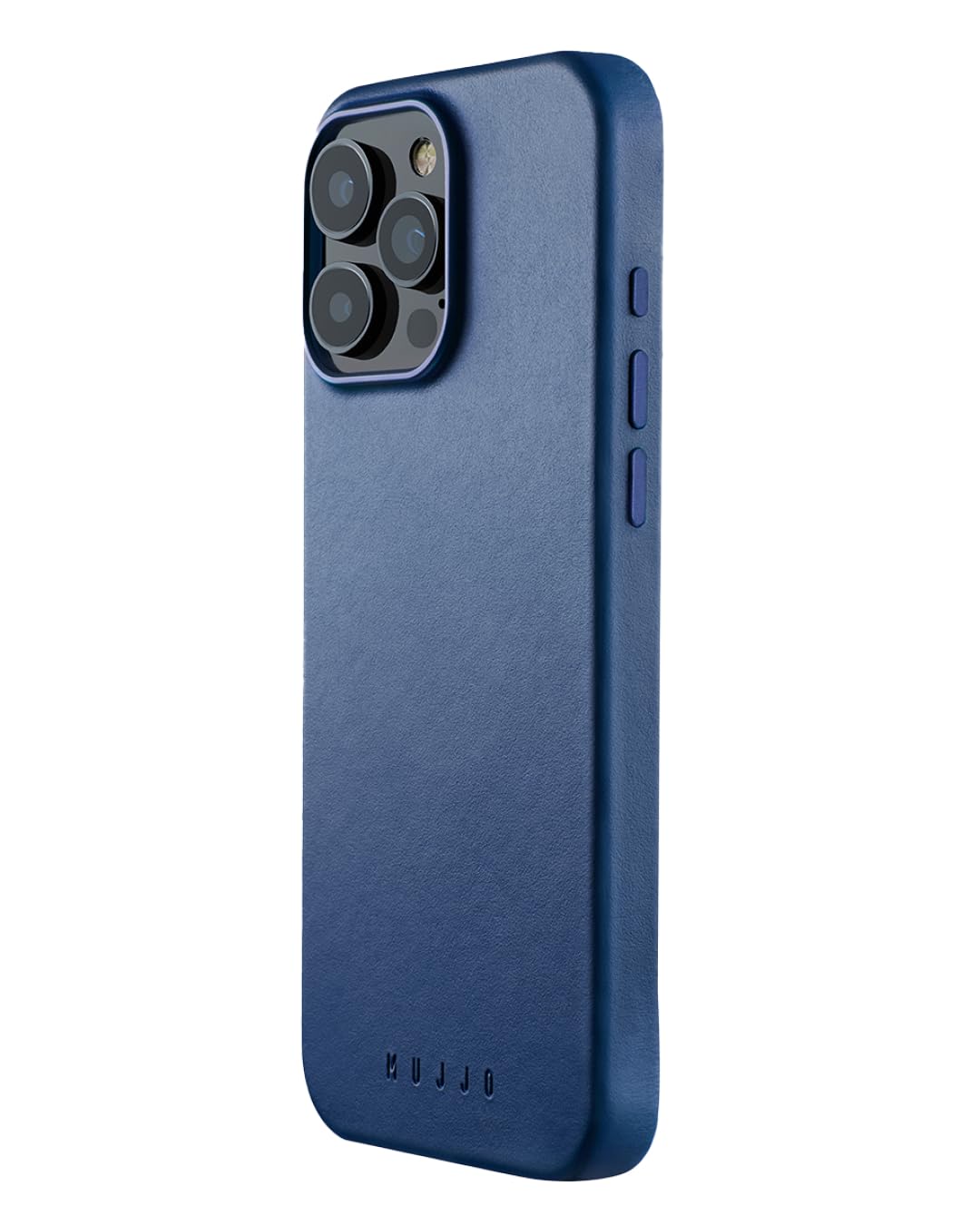 Premium Magsafe Compatible Leather Phone Case for iPhone 16 Pro Max - Slim European Leather Cover with Enhanced Protection for Phone & Camera Lens (Monaco Blue) | Perfect for Business Professionals & Daily Commuters